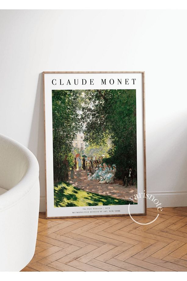 Claude Monet 2'li Set Çerçevesiz Poster - 3