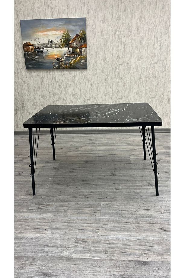 Mutfak masaları Hasır Ayaklı 80-120 dikdörtgen Mutfak Mutfak Masası - 5