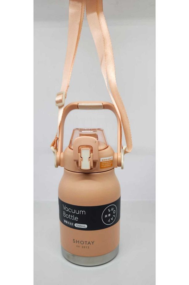 Phone Holder ST-8250 Kulplu-Askılı Pipetli-Pipetsiz 2 farklı kullanım 1000ml Matara Pembe - 2
