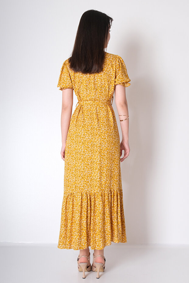 Düğmeli Elbise - 6