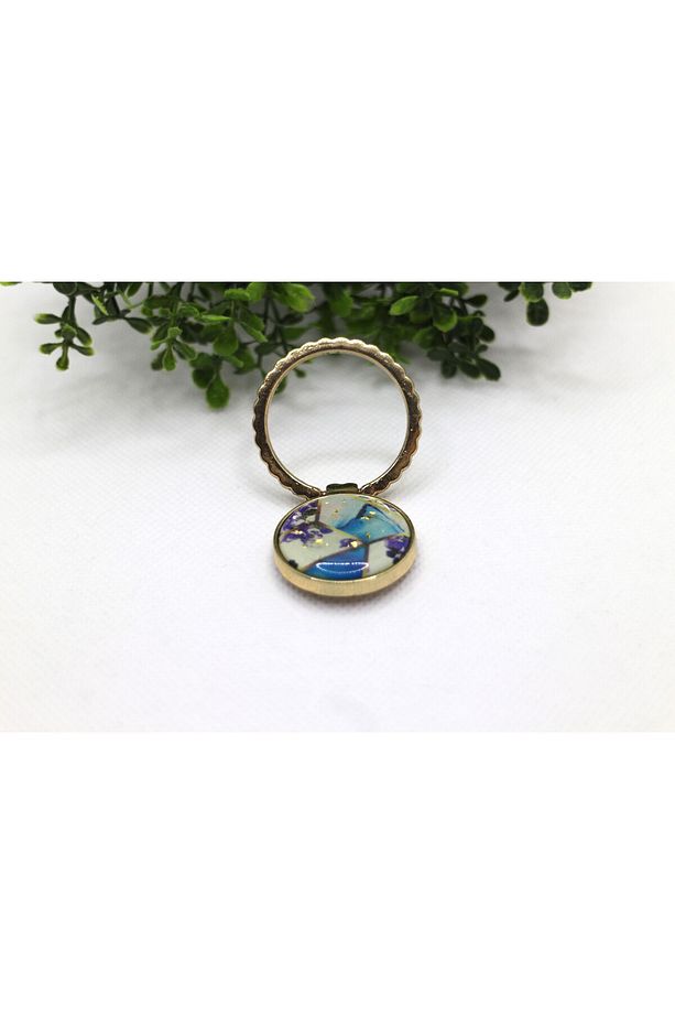 Popsocket Telefon Tutacağı Yüzük Demir Model ve Desenli Parmak Tutucu - 3
