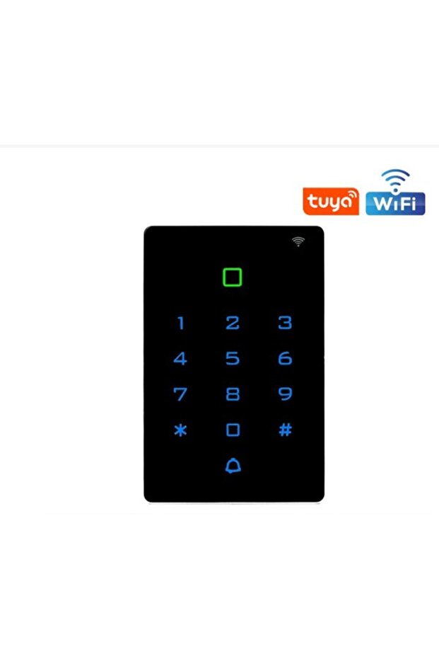 قفل باب ذكي Tuya - التحكم من التطبيق - مقاوم للماء IP68 - شاشة تعمل باللمس
