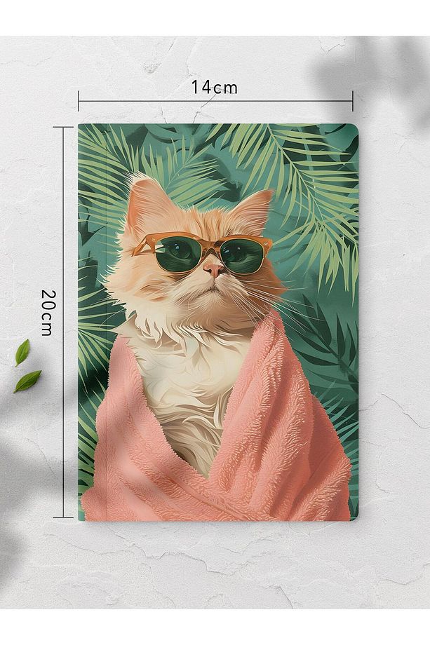 Çizgisiz Defter, Renkli Kapak Notebook 4 Adet, Akıl Defteri, Not Defteri, 64 Sayfa 14*21cm - 3