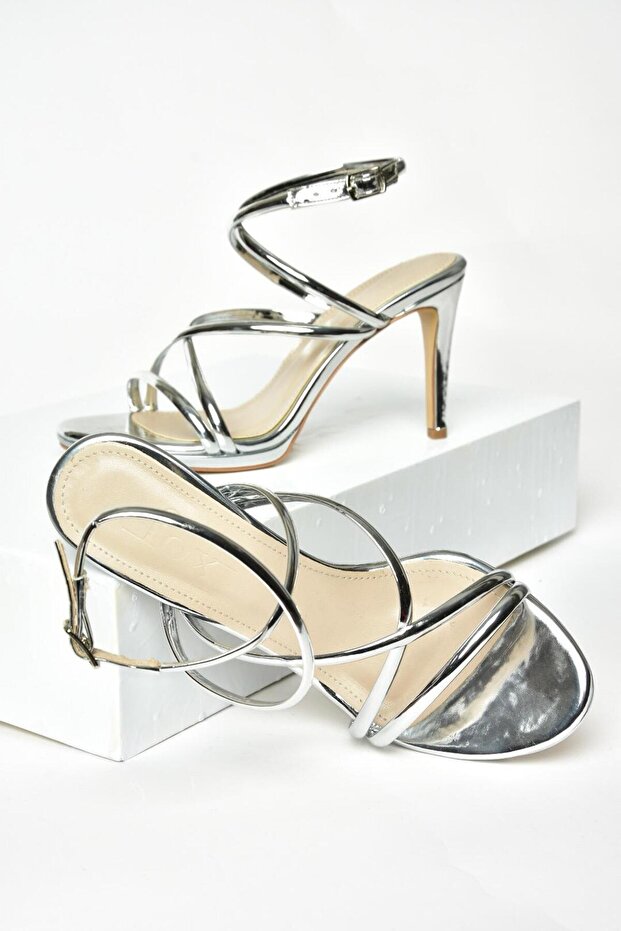 S569716534 - Ezüst Mirror női vékony sarkú estélyi cipő - 7