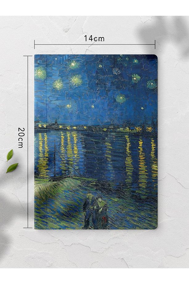 Çizgisiz Defter, Modern Sanat Temalı Notebook 4 Adet, Not Defteri, 64 Sayfa 14*21cm - 5