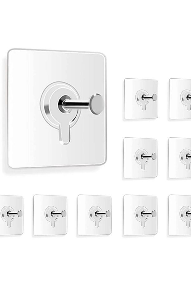 4 Adet Yapışkan Çerçeve Resim Askısı Yapışkanlı Askı Paslanmaz Çelik Mutfak Banyo Ev Duvar Dekoru Çi - 2