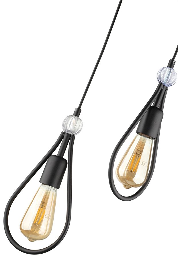 Riyad 2.li Avize Siyah - 4