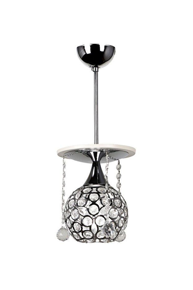 Penta Tekli Beyaz Avize - 3