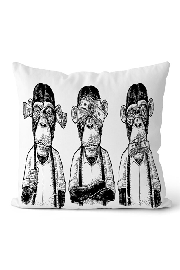 Double Sided Throw Pillow Cover Code: Kir1030 - 1