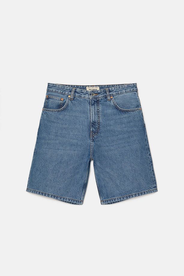 STWD baggy denim bermuda şort - 6