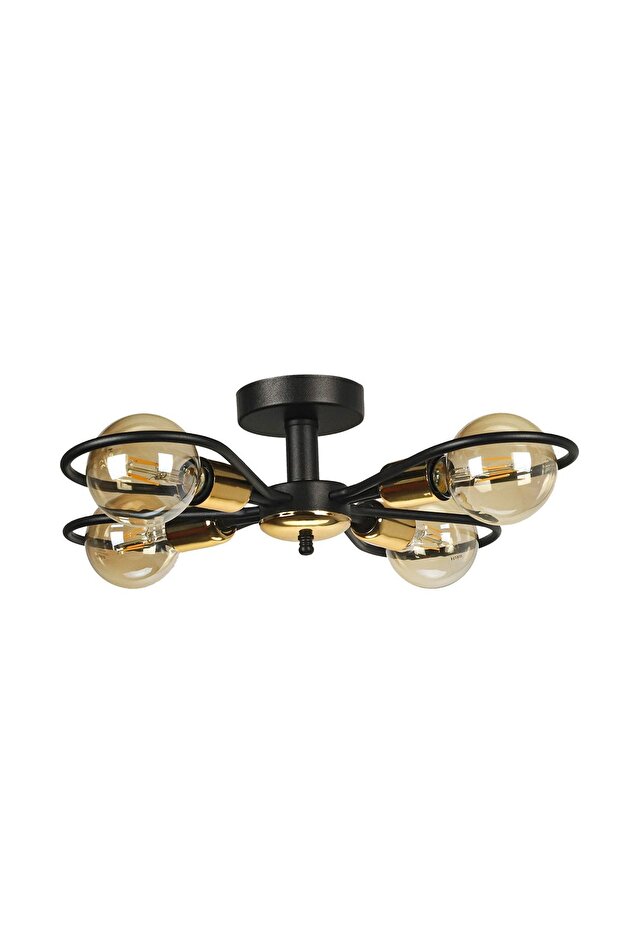 Kasım 4.lü Avize Siyah - 2