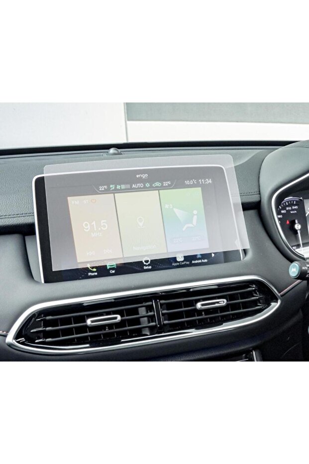 MG HS 10.1 بوصة للوسائط المتعددة - واقي شاشة شفاف غير لامع