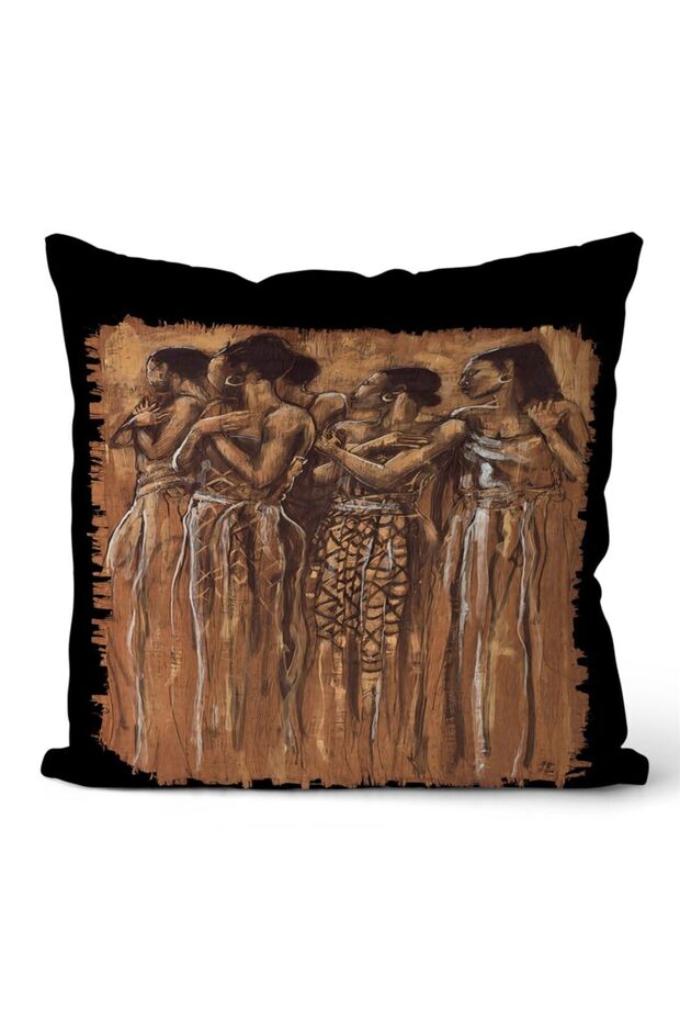 Double Sided Throw Pillow Cover Code: Kir3724 - 1