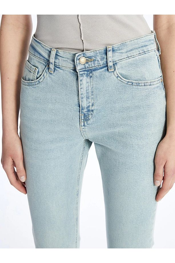 LCW Jeans Mars Flare Kadın Jean Pantolon - 5
