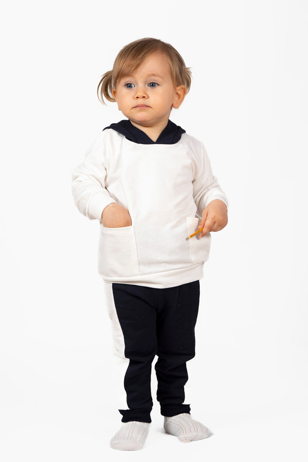 طقم أطفال مكون من قطعتين بنمط الدب - 6