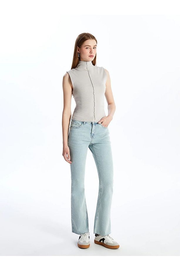 LCW Jeans Mars Flare Kadın Jean Pantolon - 1