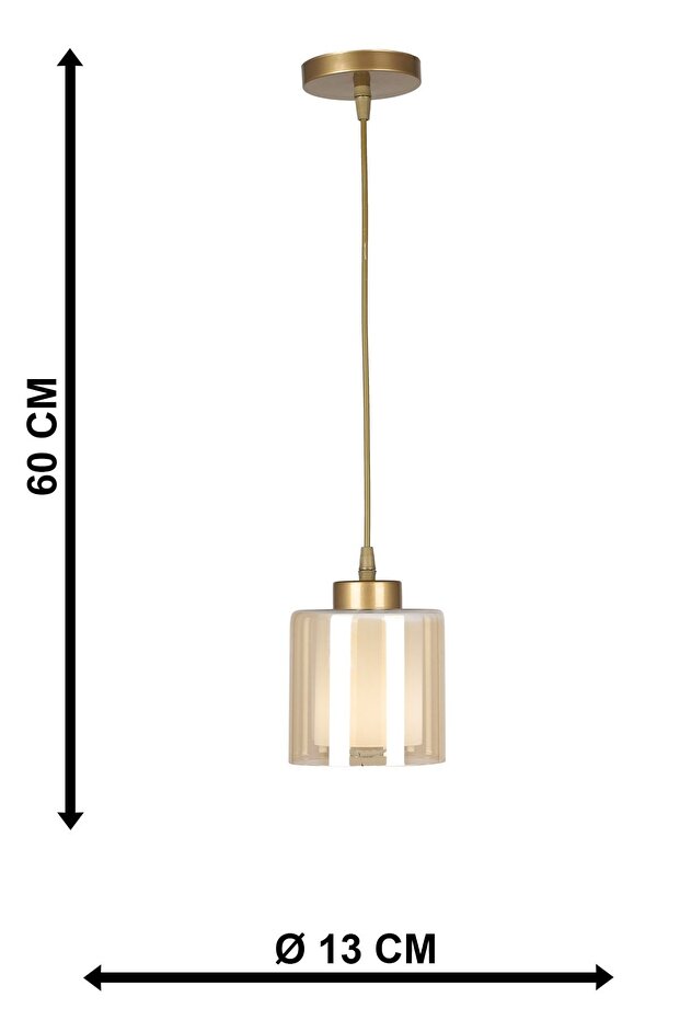 Nitra Tekli Avize Eskitme Bal Çift Cam - 5