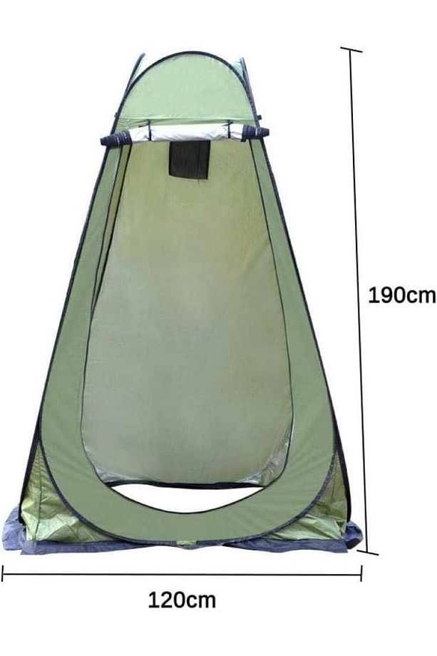 Otomatik Giyinme Çadırı Prova Kabin Duş Wc Tuvalet Çadırı Plaj Kamp Çadır 190*120*120 Cm - 3