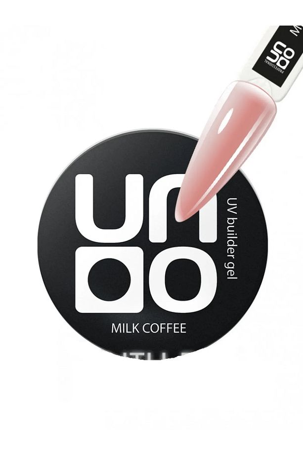 Uno 50 ml Milk Coffee Protez Tırnak Jeli Builder 50 ml - 1