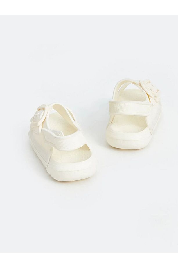 LCW STEPS Baskılı Çift Bantlı Kız Bebek Sandalet - 4