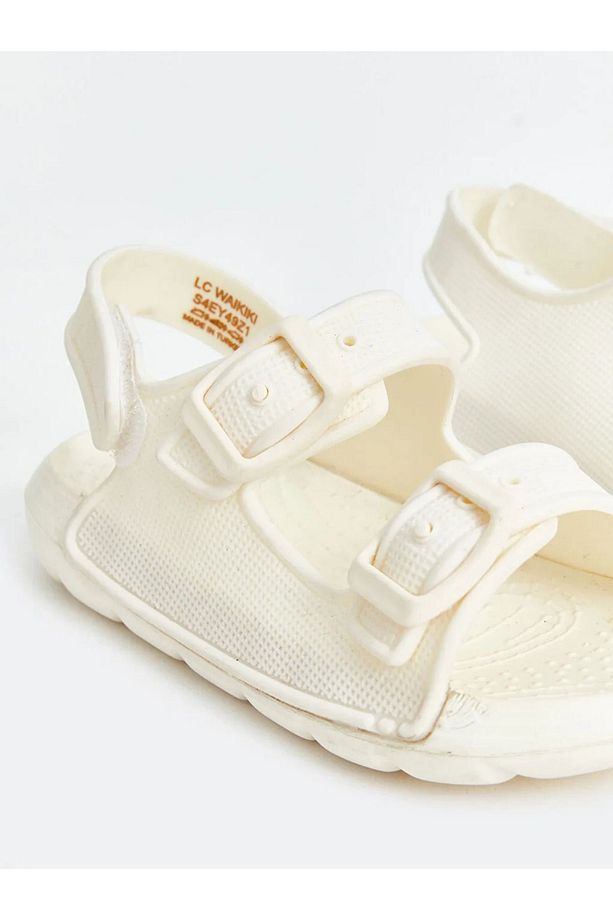 LCW STEPS Baskılı Çift Bantlı Kız Bebek Sandalet - 3