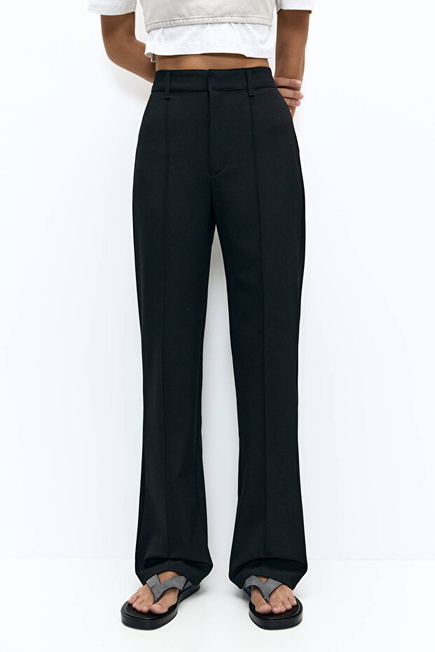 Dikiş detaylı smart pantolon - 1