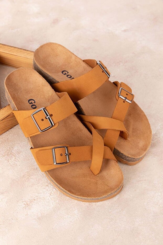 Women's Genuine Leather Daily Flip Flops Usl.2442