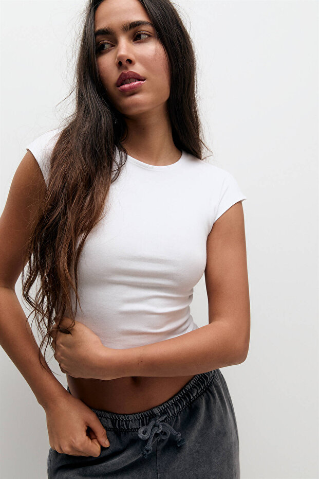 Vücuda oturan t-shirt - 4