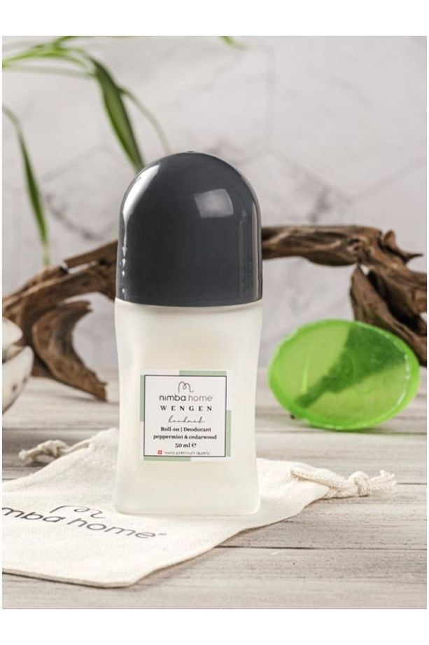 Doğal Roll-on Nane & Sedir Ağacı - Vegan Roll-on Deodorant 50 Cc (1 ADET SEYAHAT SABUNU HEDİYE) - 1