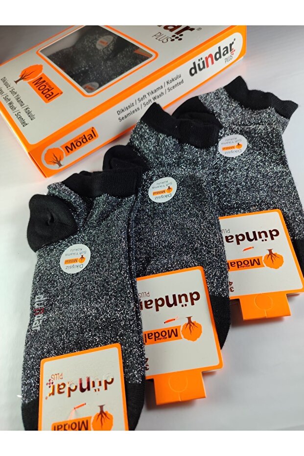 Ciorapi Plus Modal Ciorapi Glitter Black 4506 12 buc - 1