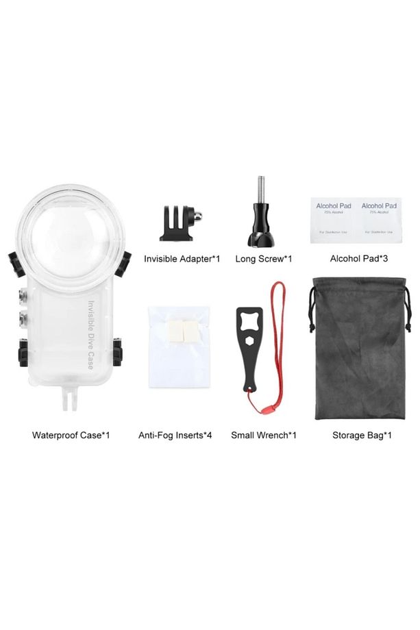 Insta360 X4 Uyumlu Invisible Dive Case - 4