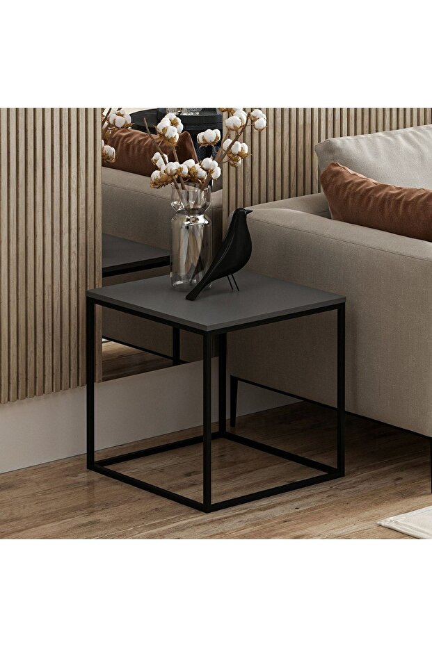 Başak Sehpa Antrasit (siyah Ayaklı) - 1