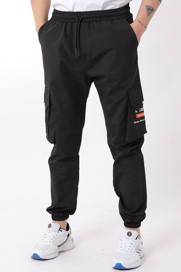 Paraşüt Kumaş Baskılı Paça Lastikli Kargo/Jogger Alt PLDP 02_0347 - 3
