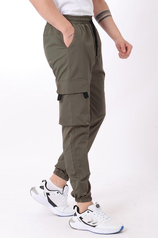 Paraşüt Kumaş Baskılı Paça Lastikli Kargo/Jogger Alt PLDP 02_0347 - 3