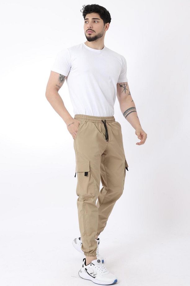 Paraşüt Kumaş Baskılı Paça Lastikli Kargo/Jogger Alt PLDP 02_0347 - 5