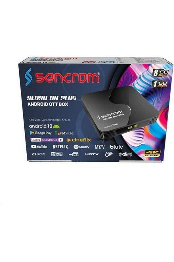 Sencrom Redro On Plus Android TV Box - 2