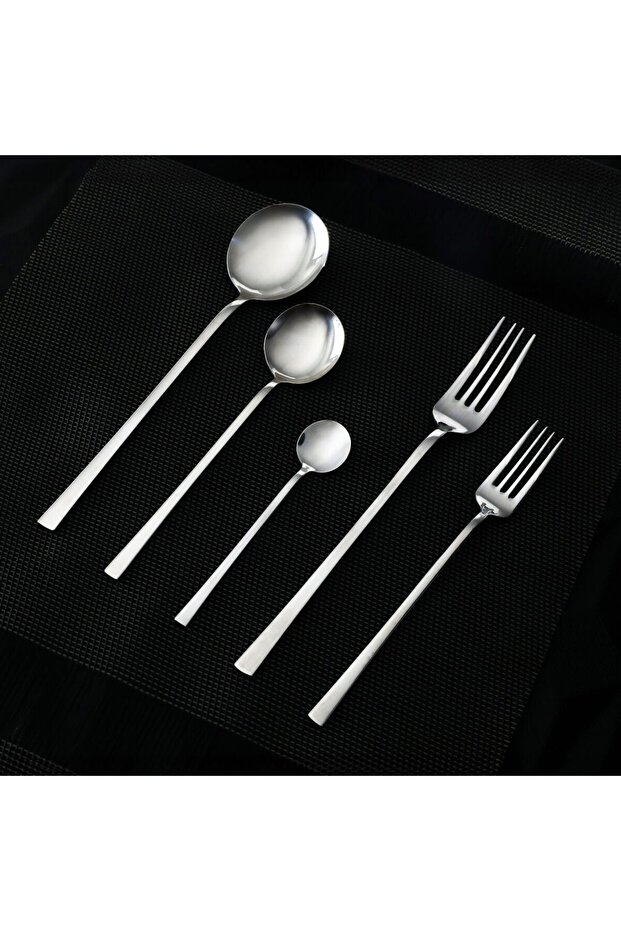 GÜRAL PORCELAIN 73 PIECES MUGAN FORK BLADE SET