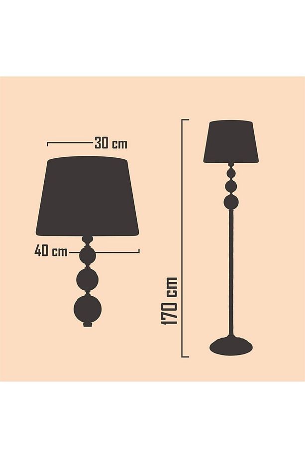 – Bronz Lambader Modern .başlık Rengi Mataro Vizon’dur - 7