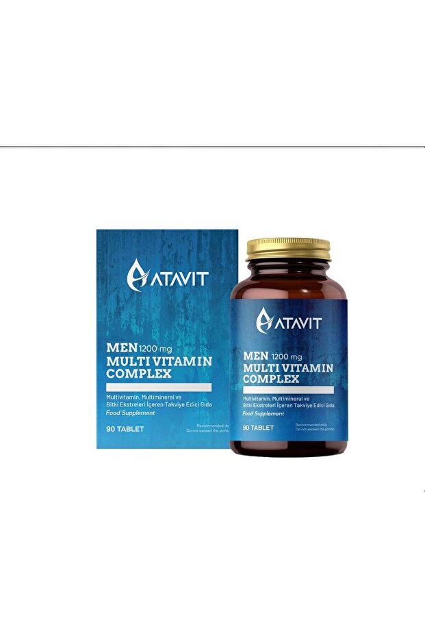 ATAVİT MEN MULTI VITAMIN COMPLEX 1200 MG 90 TABLET