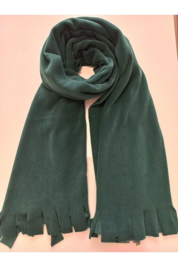 Unisex Nefti Green Fleece Scarf Shawl Camisole