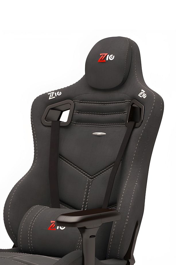 Zio Venom Xl Profesyonel Oyuncu Koltuğu - Antrasit Kumaş - Visco Oturak, 4d Kol, Ayak Uzatma - 7