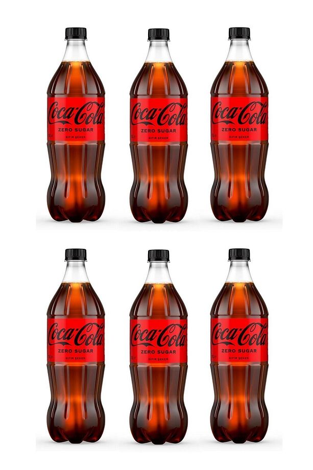 Coca Cola Kola Zero Sugar 1 Lt X 6 Adet - 1