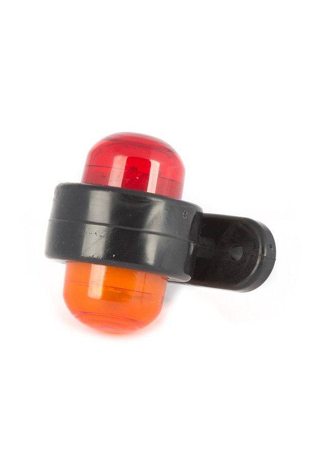 (10 Adet) Tek Ledli Mini Takoz Sarı-kırmızı 12v-24v - 2