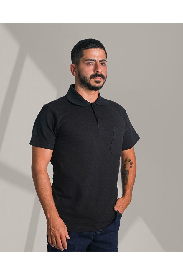 Cotton Polo Collar Men's Tshirt Lakos