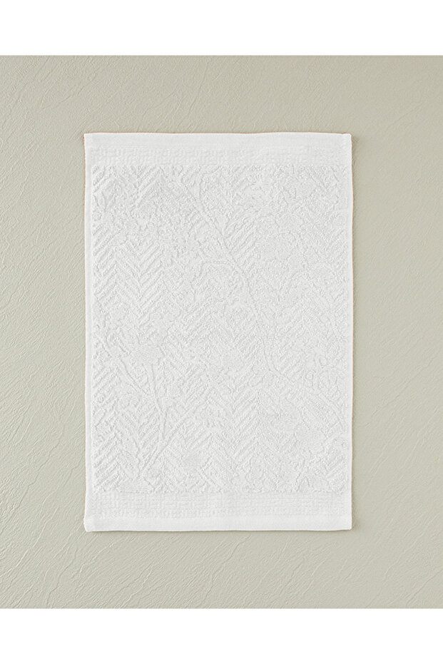 Alyssa Cotton Jacquard Hand Towel Ecru