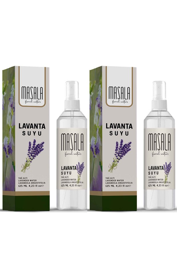 2 Pieces Pure Lavender Water 125 ml Tonic Lavender Floral Water Hydrosol Toni