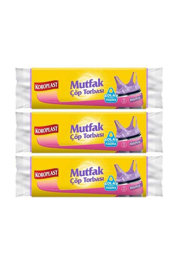 Mutfak Çöp Torbası 15'li X 3 Adet - 2