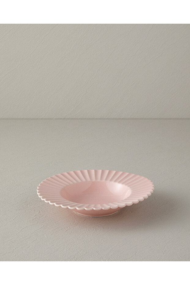 Fiore New Bone China Çukur Tabak Powder
