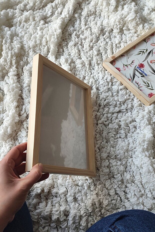 Original, Channel, Replaceable Wooden Frame, One Piece Blank Frame (Front Protection, No Poster)