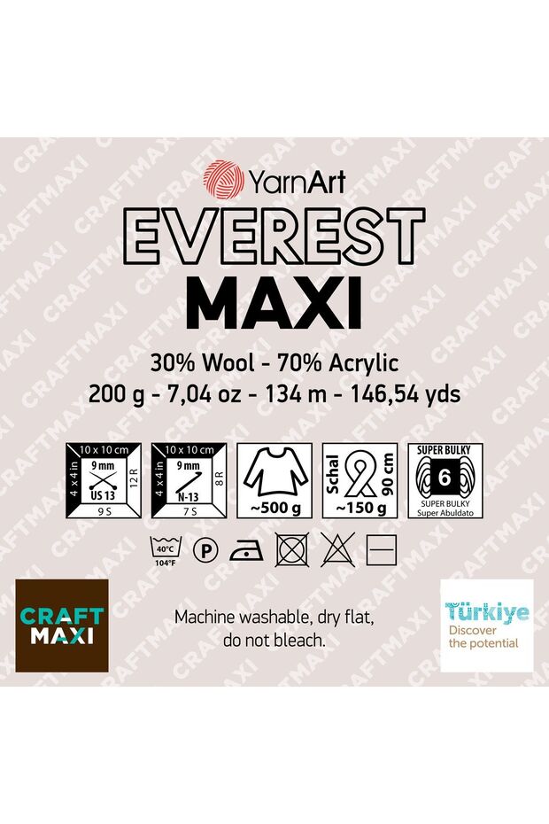 EVEREST MAXI - EBRULİ EL ÖRGÜ İPİ EBRULİ-8022 - 2
